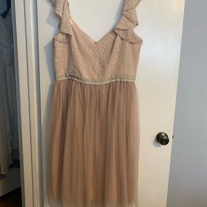 City Chic Blush Cocktail Dress
